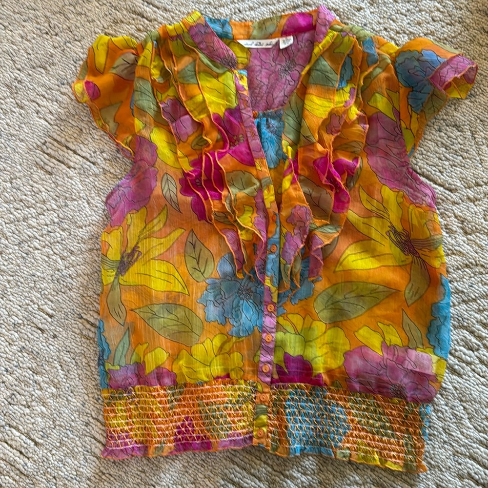 Beautiful Derek Heart Plus sheer top